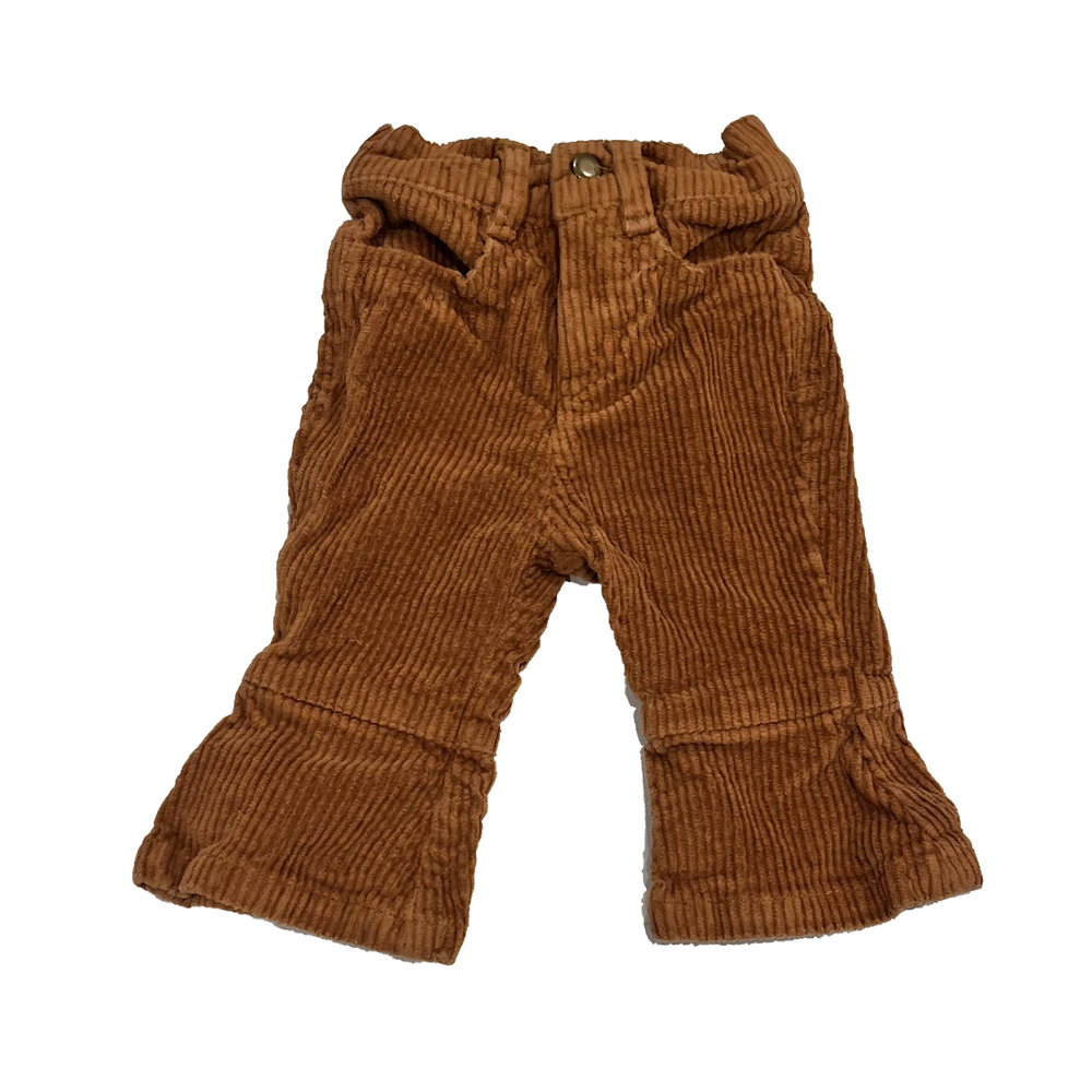 Kate Quinn Organics Girls Brown Corduroy Pants size: 3-6 Months